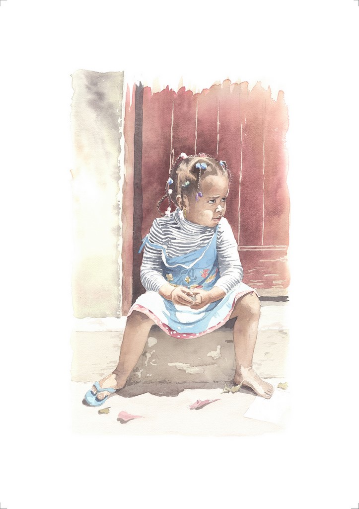 Petite fille capverdienne