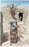 Porteuse de bois - Mali